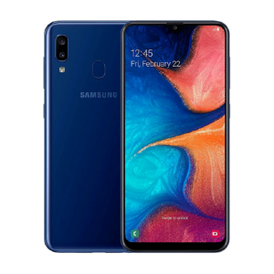Samsung Galaxy A20e 32GB – Compact smartphone with 32GB storage, clear display, and reliable performance for daily communication, apps, and basic entertainment.