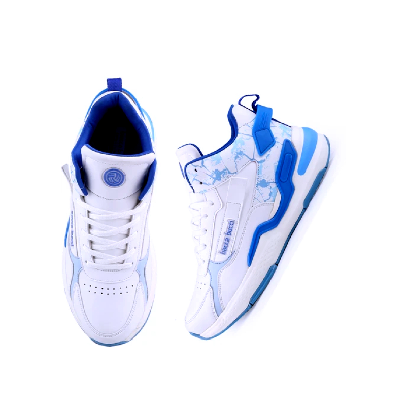 White Sneakers for Men – Stylish and comfortable white sneakers designed for everyday wear. Lightweight design with durable sole for walking, casual outings, and sports-inspired fashion.