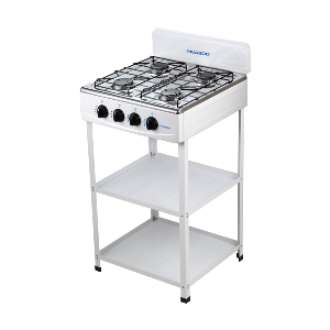 Gas Stove with Wind Guard, Portable– Compact and lightweight portable gas stove with a built-in wind guard for efficient cooking outdoors. Ideal for camping, picnics, and travel.